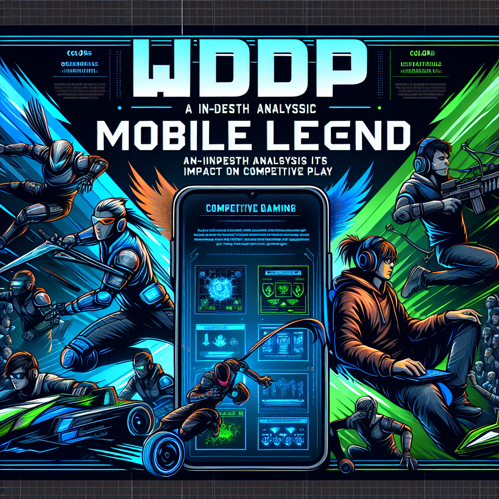 WDP Mobile Legend: An In-depth Analysis of Its Impact on Competitive Play